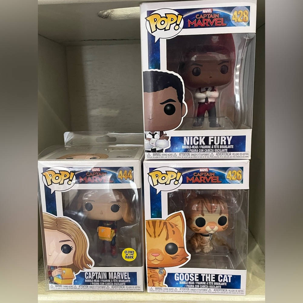 Captain Marvel Funko POP! Lot